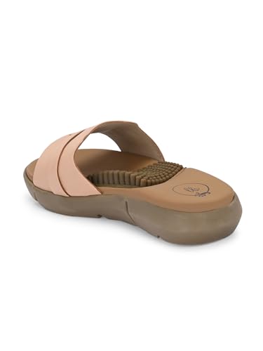 Image of egoss Lady Boss X Premium Genuine Leather Platform Sandals For Women-LCM-354