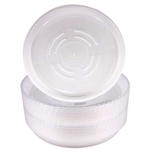 AROMA TREES 12 Pack(13 inch) Clear Plant Saucers Flower Pot Drip Tray Perfect