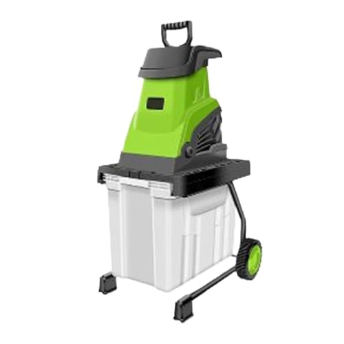 Trituradora De Madera Eléctrica 2800W, Ramas Resistente Con Cable For Limpieza Jardines Domésticos, Portátil Compacta Potente Y Silencioso(2800W C)