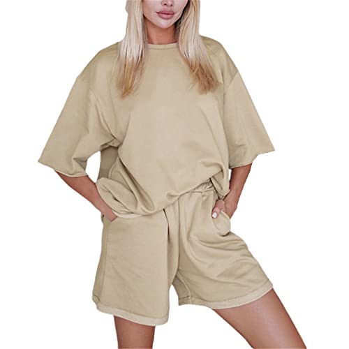 Survêtement d'été pour femme ensemble anti-chaleur t-shirt short L