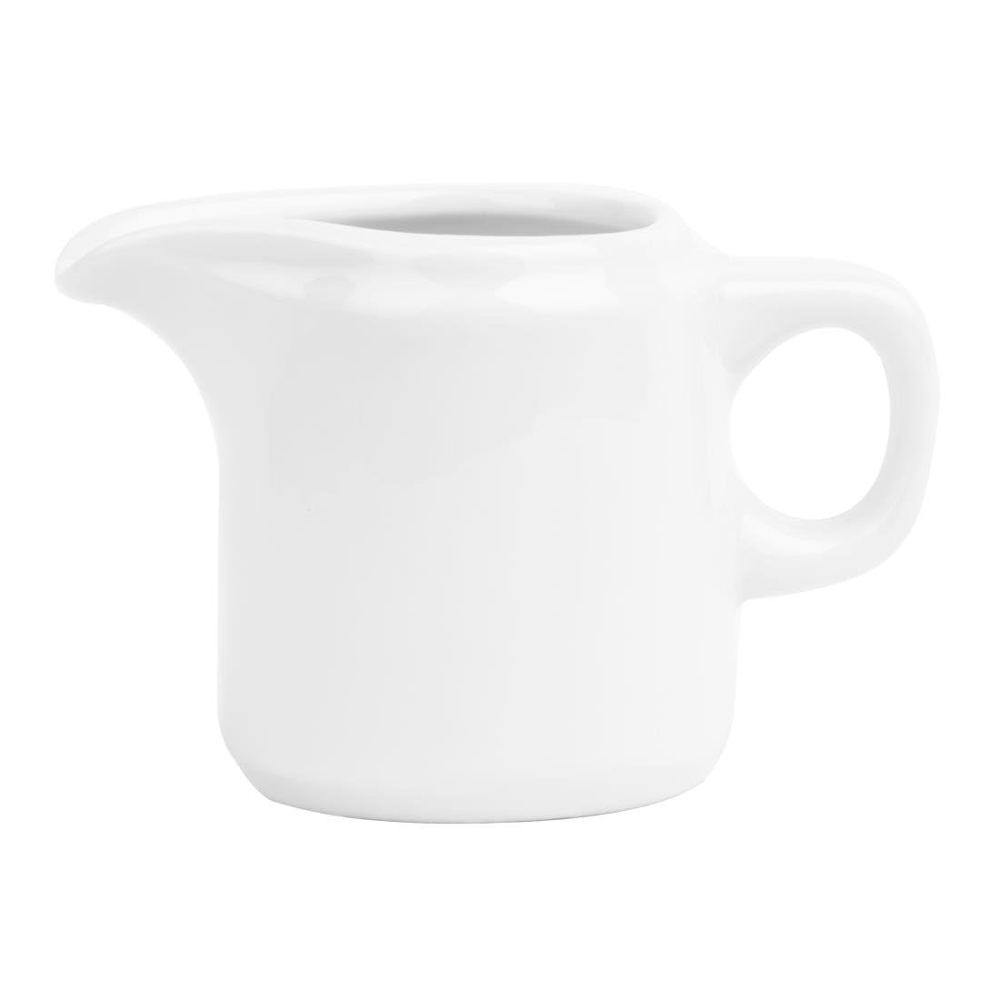 Olympia Whiteware Handled Jug - 65ml (Box 12)