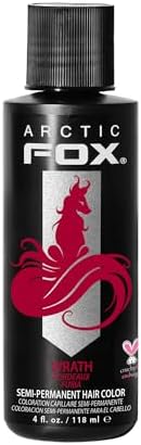 ARCTIC FOX Vegan and Cruelty-Free Semi-Permanent Hair Color Dye (4 Fl Oz, WRATH)