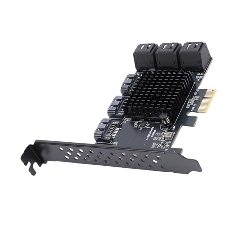 Tarjeta PCIE 1X con 9 puertos de datos Sxhlseller para expansión de placa base 7