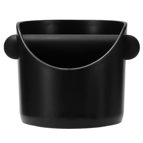 Coffee Knock Box - 0.45L Coffee Grounds Knock Box with Removable Knock Bar and Non-Slip Base, Shock-Absorbent Espresso Knock Box Container, Espresso Coffee Accessories