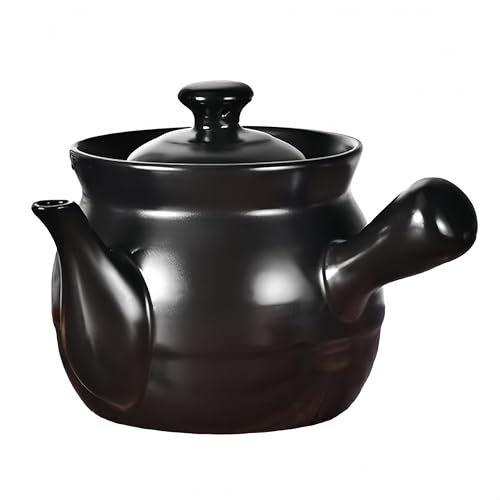 キャセロール 煎じ薬ポット 漢方自動煎じ器 鍋 ハーブポット セラミック 大容量 健康ポット 耐熱 蓋付き 陶器 漢方薬入り シチューポット ティーポット 煎じ機 クレイクッキング 漢方薬ポット 薬 土鍋 砂? 調理用鍋 耐久性 お手入れ簡単 煎じ薬や製茶