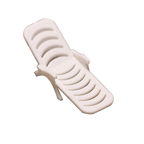 Luwu-Store Mini Chaise de Plage Artificielle Mini Figurine Miniature Jardin fée 1.6x5cm