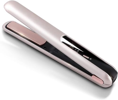 Plancha de Pelo Inalámbrica Mini con Placas de Cerámica y Control Digital miniatura 1