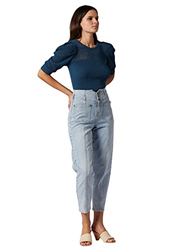 Women's Margaux Sweater in Indian Teal3