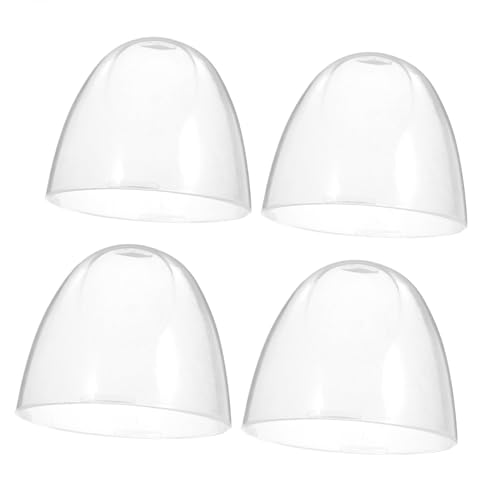 STOBAZA 4pcs Reusable Plastic Milk Bottle Lids Replacement Caps for Feeding Bottles Leakproof Easy to Use