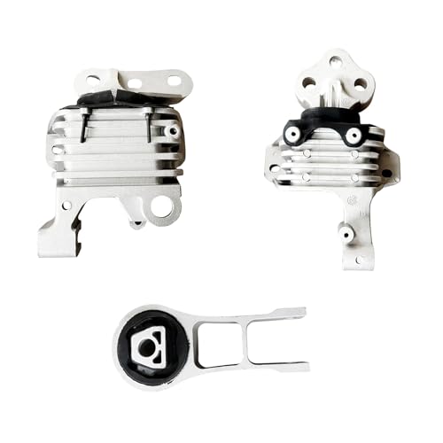 Yllhaoyuan Engine Motor Mountset Set 3pcs for Cherokee 2014 2015 2016 2017 2018 2019 2.4L/Chrysler 200 2015 2016 2017 2.4L Replacement for 3378 3380 3308 A5844 A5752 A5825