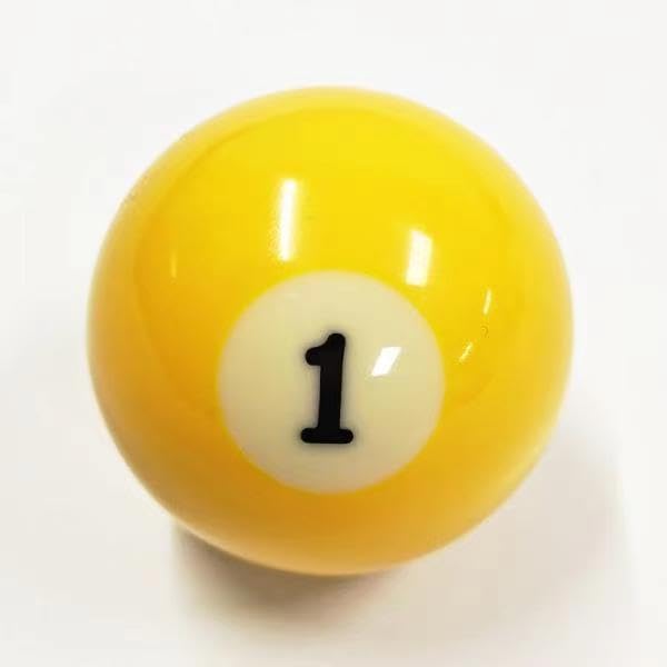 Replacement Pool Ball，Replacement Eight Ball, 2-1/4" Regulation Size Billiard, Regulation Weight，15 Object Balls