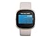 Fitbit Sense Advanced Smartwatch with Tools for Heart Health, Stress Management & Skin Temperature Trends, White/Gold, One Size (S & L Bands Included)