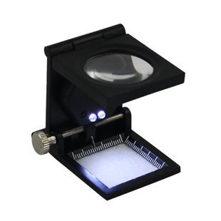 PIA INTERNATIONAL® 10X 3FOLD LOUPE WITH SCALE & 2LED-image-19