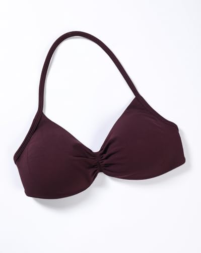 Image of AUROLA Influence Strappy Bra Sports Bras for Women, Backless Padded Impact Strappy Bra Workout Gym Yoga with Removable Cups