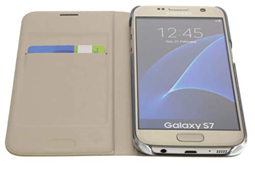 Samsung Flip Wallet Schutzhülle (geeignet für Galaxy S7) gold