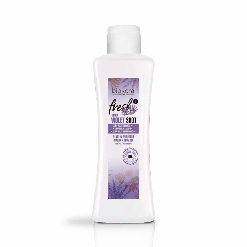 Miniatura 1 de Salerm Ultra Violet Shot Shampoo 300 ml  Includes Gift  Maritrini Meza
