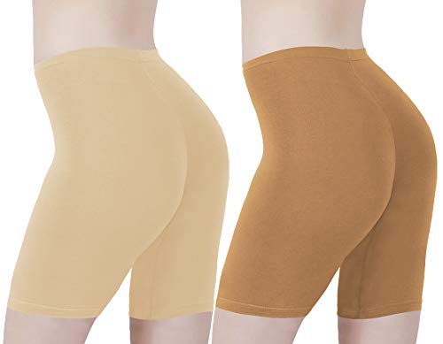 Image of Buy That Trendz Cotton Lycra Tight Fit Stretchable Cycling Shorts Womens | Shorties for Active wear /Exercise /Workout /Yoga /Gym /Cycle /Running Red Grey Combo Pack of 2