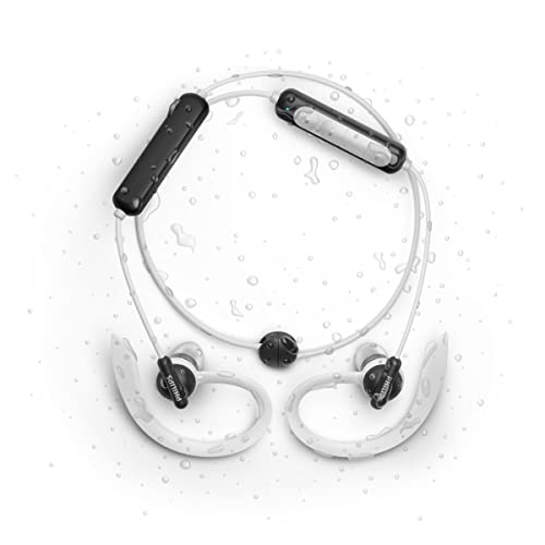 Philips Casque de Sport sans Fil avec MicrophoneCasque de Sport et de FitnessRésistant à la Transpiration Moniteur de Fréquence Cardiaque Charge RapideÉcouteurs Philips TAA4205BK00 - vue 9