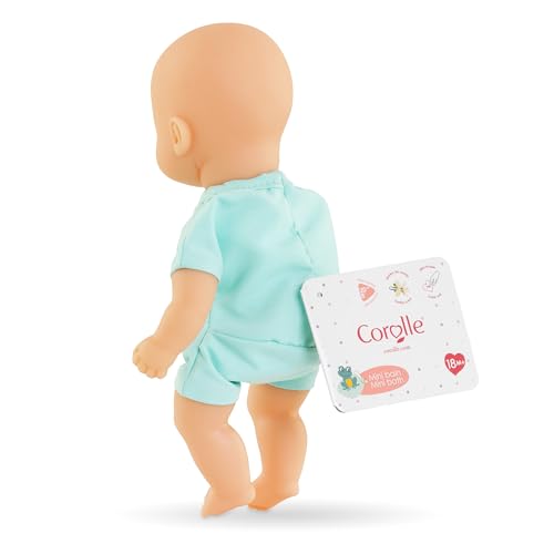 Corolle - Mon Premier Poupon, Mini Bain, Bleu, 20cm, dès 18 Mois, 9000120310