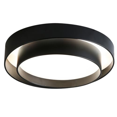 Plafonnier noir et blanc bureau LED 36W dimmable