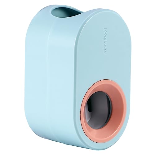COLLBATH Automatic Toothpaste Squeezer Wall Mount Sky Toothpaste Dispenser for Bathroom Stylish Macaron Design Easy to Use and Install