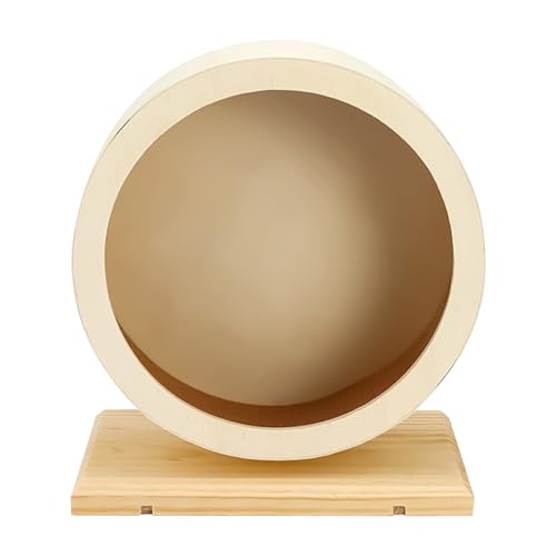 Hamster Spinner | Silent Wooden Exercise Wheel for Hamsters and H...