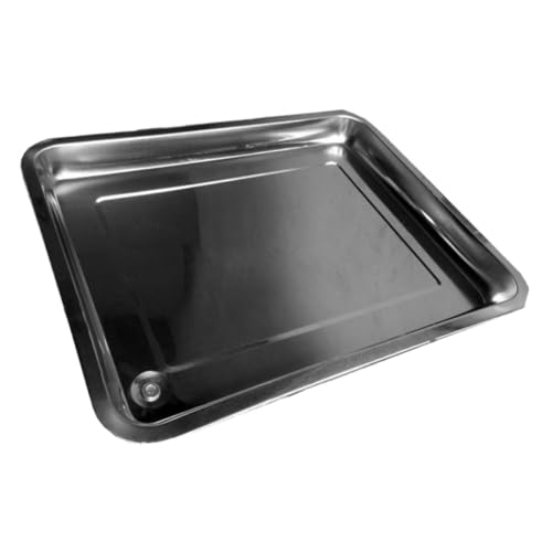 Cemaystic ティープレート ステンレススチール製 ? 屋内屋外対応 サービングトレイ 収納 水切り 滑らか仕上げ