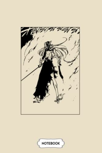 Shiro Ichigo Bleach Anime Manga Hollow Ichigo Thirst For Blood Notebook: Journal, Matte Finish Cover, 6x9 120 Pages, Planner, Lined College Ruled Paper, Diary