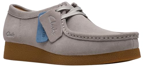 Clarks Femme Wallabeeevo Basket, Dark Grey SDE, 39 EU