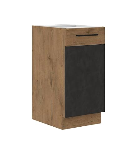 Vigo Unterschrank 40 cm Eiche Lancelot Matera Grau Küchenzeile Küchenblock Küche Vigo Unterschrank 40 cm Eiche Lancelot Matera Grau Küchenzeile Küchenblock Küche
