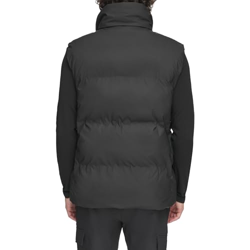 Image of DKNY Men's Quilted Tech Hooded Puffer