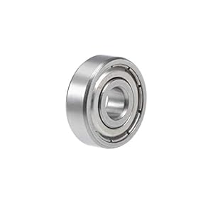 sourcing map S626ZZ Stainless Steel Ball Bearing 6x19x6mm Double Shielded 626Z Bearings 1-Pack
