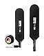 Vecys 4G LTE Antenne SMA Männlicher Stecker 15dBi 4G/5G hohe Verstärkung Omnidirektionale Klebestift Antenne 600-6000Mhz(Schwarz, 2 PCS)