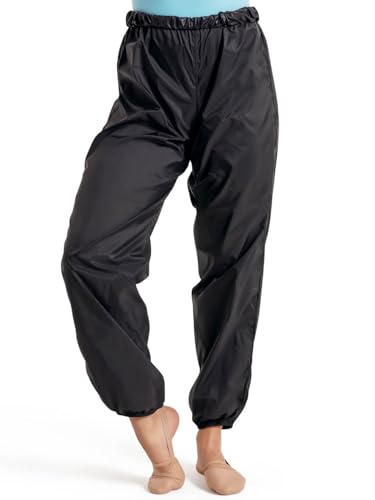 Capezio Women's Rip Stop Pant, Black, Large