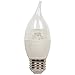 Westinghouse Lighting 3313900 Flame Tip CA13 Dimmable LED Energy Star Light Bulb with Medium Base, 7W, Warm White