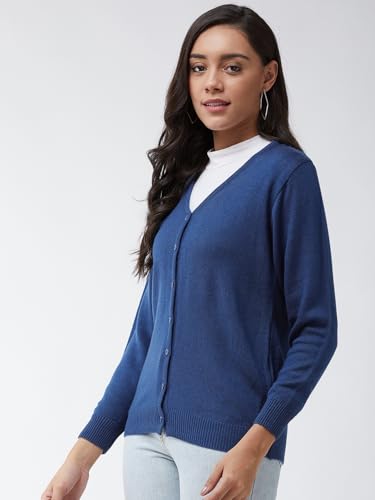 Image of Pivl Womens Winter Season V Neck Full Sleeves Sweater /Cardigan