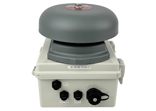 Netbell-KL Web-Based Self-Contained Network Extra Loud (90dBa @ 30') Electric School Factory Warehouse Break Time Alarm Automatic Programmable Bell Timer Software Electronic Bell System