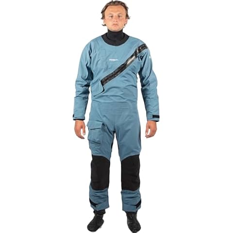 Gul Mens Dartmouth Eclip Zip Drysuit with Underfleece Cover