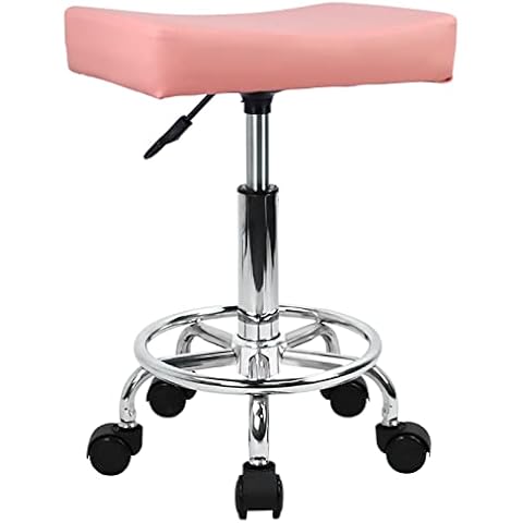 KKTONER Adjustable Pink Rolling Stool Cover