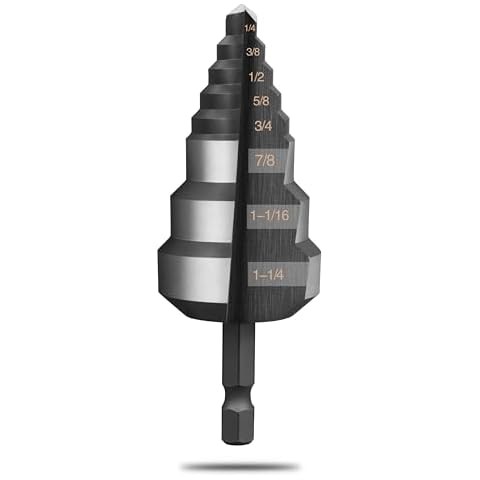 RAINPAL® SDB125 Step Drill Bit (for RAINPAL Products, ⅞”, 1-1/16”, 1-¼”) (21mm, 27mm, 32mm) Cover