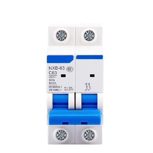 NXB-63 2P ^Cv C ~j`A MCB 6kA ^Cv C 2P 380V 400V 415V 1A 2A 3A 4A 6A 10A 16A 20A 25A 32A 40A 50A 63A 1 (32A)