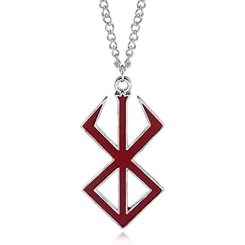 Berserker Symbol Halskette The Mad Warrior of Norse Viking Mythology Schlüsselanhänger Anhänger Modeschmuck Cover