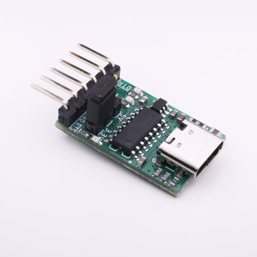 Image of CH340C USB to TTL Converter - USB to UART Serial Adapter 3.3V /5V Compatible for Arduino, ESP32, ESP8266, Microcontroller Projects