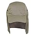Khaki Brown Cap Sun Protection Foreign Legion Flap Hat