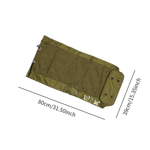 Colaxi Floral Arrangement Kit Bag Flower Arrangement Organizer Florists Storage Tote Convenient Bouquet Storage Bag for Home Classes, Green, 80x39cm