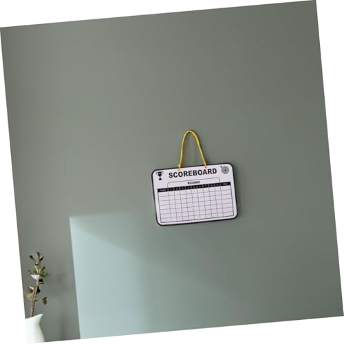 2 pcs tablero marcador golf doble cara con marcadores miniatura 6