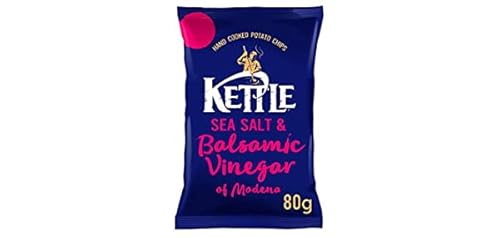 Kettle Crisps 12x80g (Sea Salt & Balsamic Vinegar of Modena)