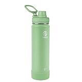 Soporte para tazas: la botella de agua aislada Takeya Actives mantiene las bebidas calientes hasta 12 horas y fría hasta 24 horas. Los tamaños de 18, 22 y 24 onzas se ajustan a la mayoría de los soportes de vasos y botellas de coche y bicicleta.