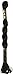 Produktbild DMC 115 5310 Perle Fil de coton, Noir, taille 5