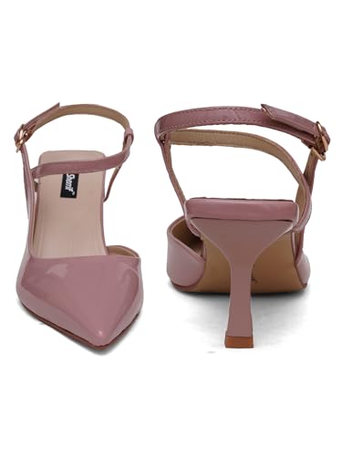 Image of SHERRIF Women Polyurethane (PU) Pointed Toe Fashion Sandalwith Stiletto Heel